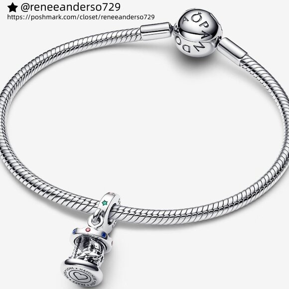 Pandora Spinning Carousel Dangle Charm - Picture 3 of 7